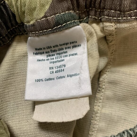 Sundry Camo Utility Jogger Pants 0 XS Military Inspired Drawstring Tapered - Picture 6 of 7